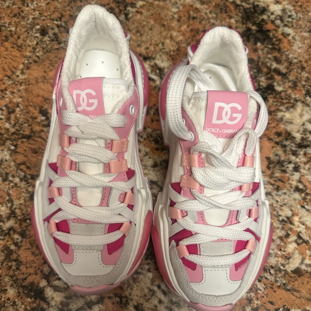 Dolce & Gabbana Kids
Lace-Up Bassa Sneakers